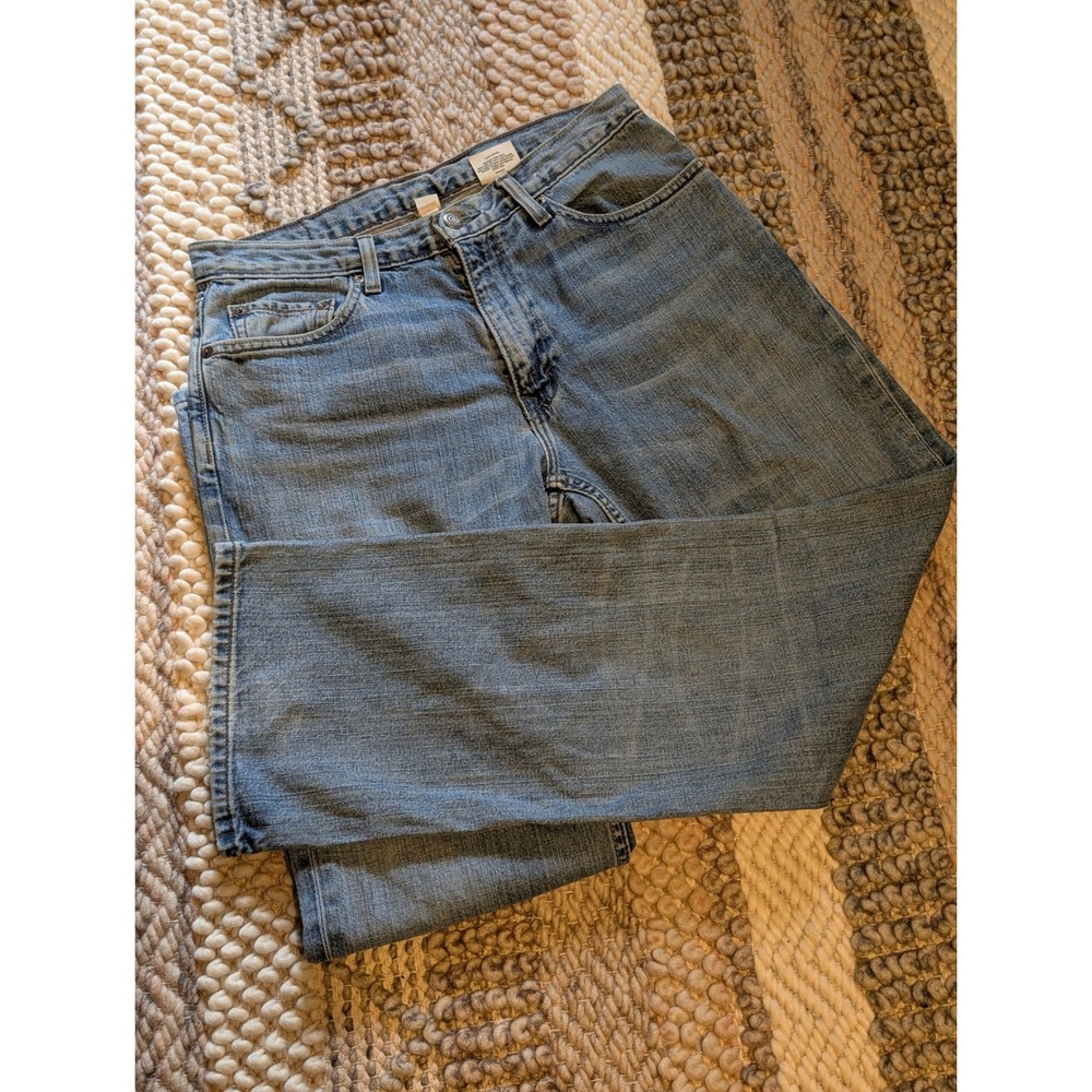 Banana Republic 078 Mens Straight Leg Jeans Blue Denim Medium Wash 30x30